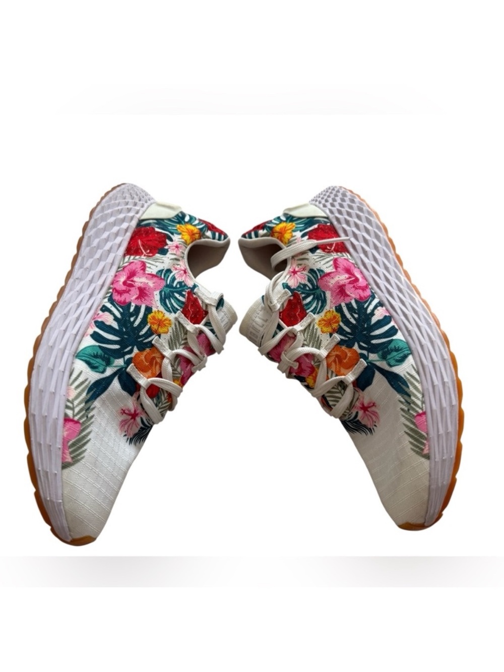 NOBULL Women’s Tropical Ripstop Floral Running Sneakers - W 9.5